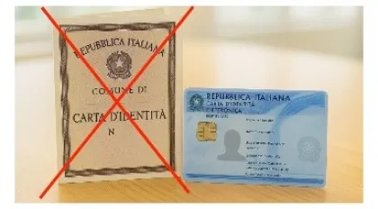 Avviso scadenza validità delle carte d'identità cartacee