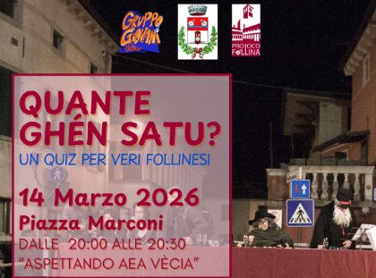 Quante ghén satu? - Aspettando aea Vecia