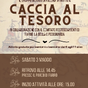 Locandina caccia al tesoro